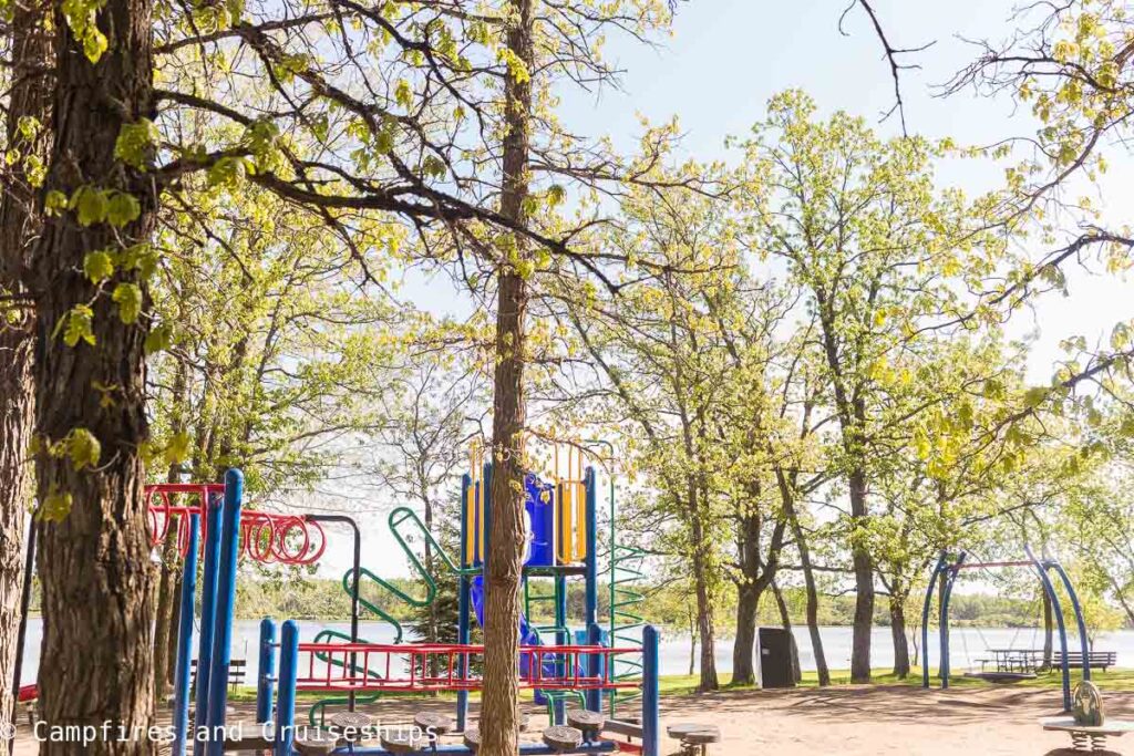 playground at stephenfield provincial park beach