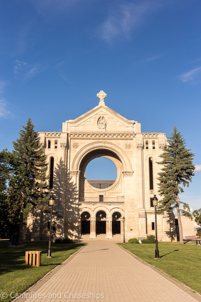 st boniface cathedral ruins in winnipeg manitoba