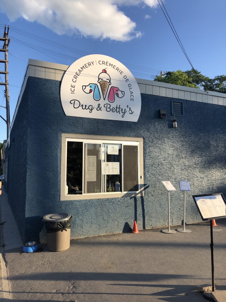 dug and betty's ice creamery in st boniface winnipeg