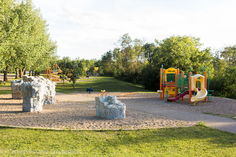 playground at asessippi provincial park