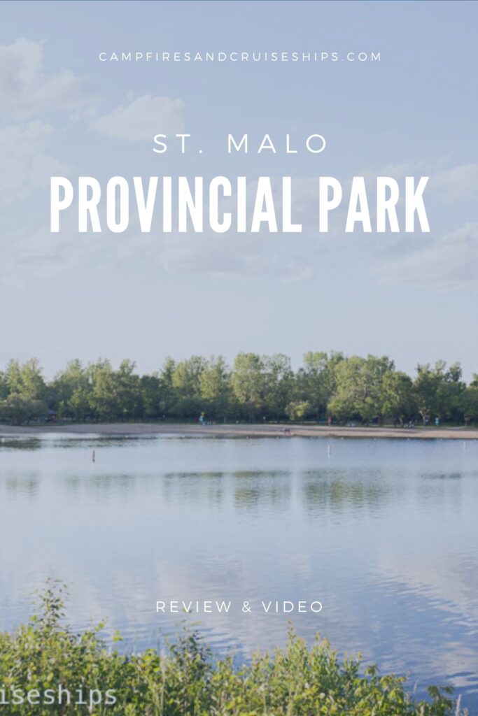 st malo provincial park title image with white text