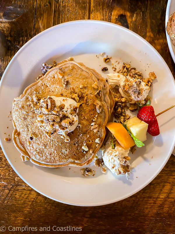 carrot cake pancakes from the lakehouse clear lake