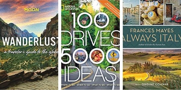 collage of 3 travel guide books 